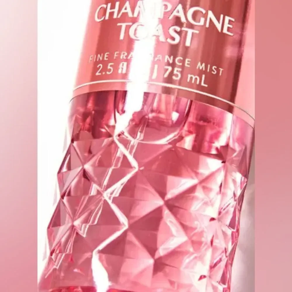 Bundle Bath & Body Works Champagne Toast Travel Size Fragrance Mist & Hand Cream